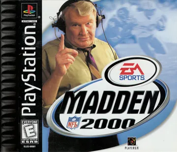 Madden NFL 2000 (US) box cover front